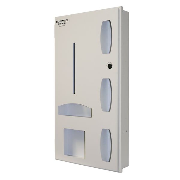 Semi-Recessed PPE Dispensing System - Space Saver